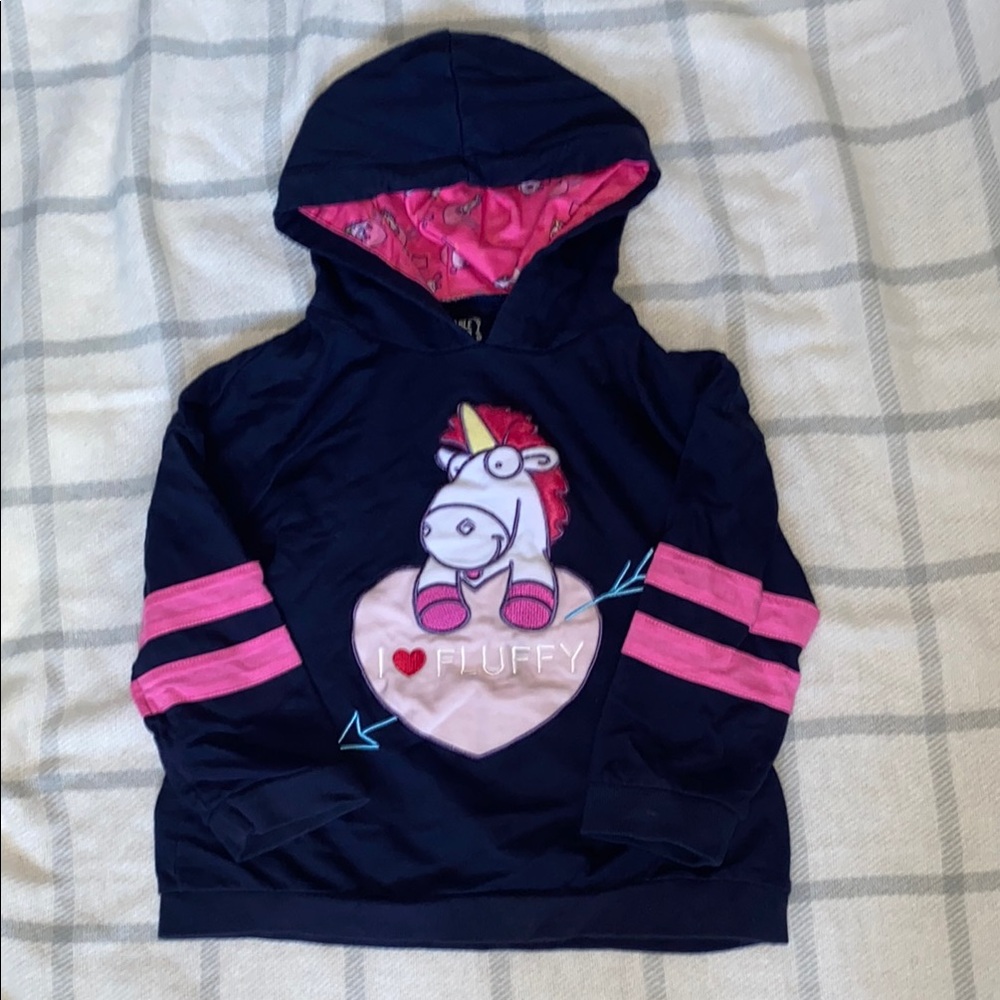 Universal Despicable Me Unicorn Hoodie Sweatshirt